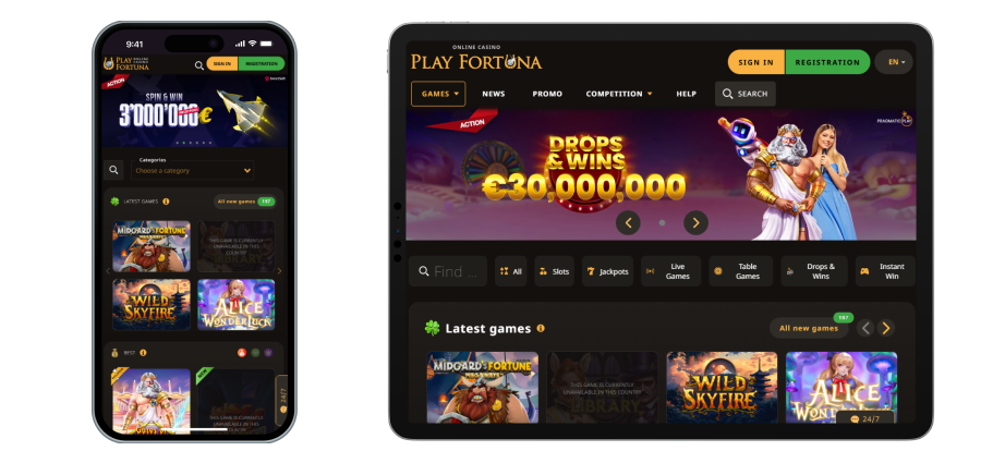 Καζίνο Play Fortuna Κινητό PlayFortuna Casino Mobile